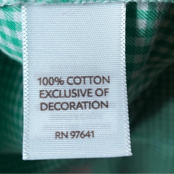 Uncommon Threads J. Jill Women’s Gingham Embroidered Button Down Size Small - Picture 7 of 7